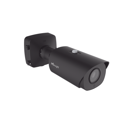 Cámara Bullet Plus de Red 2MP / AI 4X / Enfoque Automático / IR Inteligente / WDR 140dB / Tarjeta MicroSD hasta 256GB / IP67 / IK10 / Análisis de Video AI / Compresión H.265+