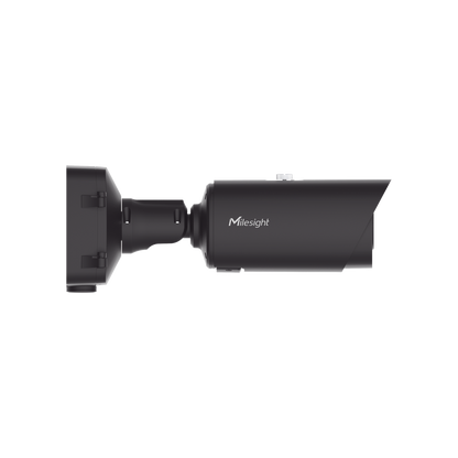 Cámara Bullet Plus de Red 2MP / AI 4X / Enfoque Automático / IR Inteligente / WDR 140dB / Tarjeta MicroSD hasta 256GB / IP67 / IK10 / Análisis de Video AI / Compresión H.265+