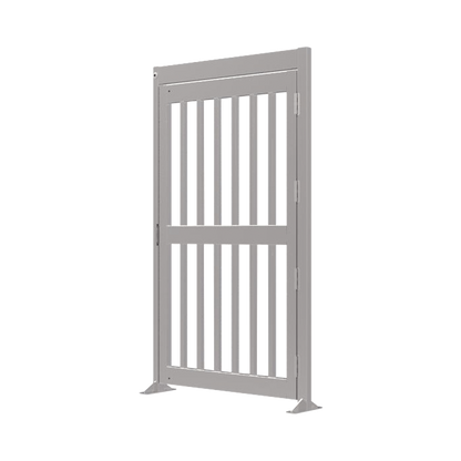 Puerta de Alta Seguridad de Cuerpo Completo Acabado en Acero Inoxidable