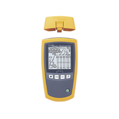Verificador de Red MicroScanner PoE, para Comprobación de Redes de Voz, Datos, Video y PoE 802.3af, at, bt y UPOE, con Pantalla LCD Retroiluminada