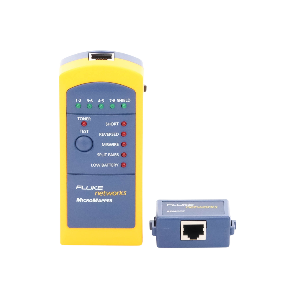 Probador de Mapa de Cableado MicroMapper, para Verificar R�pida y F�cilmente la Integridad del Cableado de Par Trenzado de Ethernet