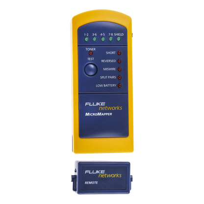Probador de Mapa de Cableado MicroMapper, para Verificar R�pida y F�cilmente la Integridad del Cableado de Par Trenzado de Ethernet