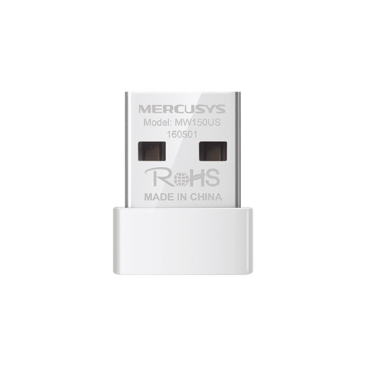 Adaptador Inalámbrico N / 150 Mbps 2.4 GHz / 1 antenas Internas / Diseño Portátil / Más Pequeño y Comodo