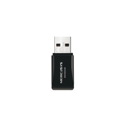 Adaptador Inalámbrico N / 300 Mbps 2.4 GHz / 2 antenas Internas / Diseño Portátil / Más comodo