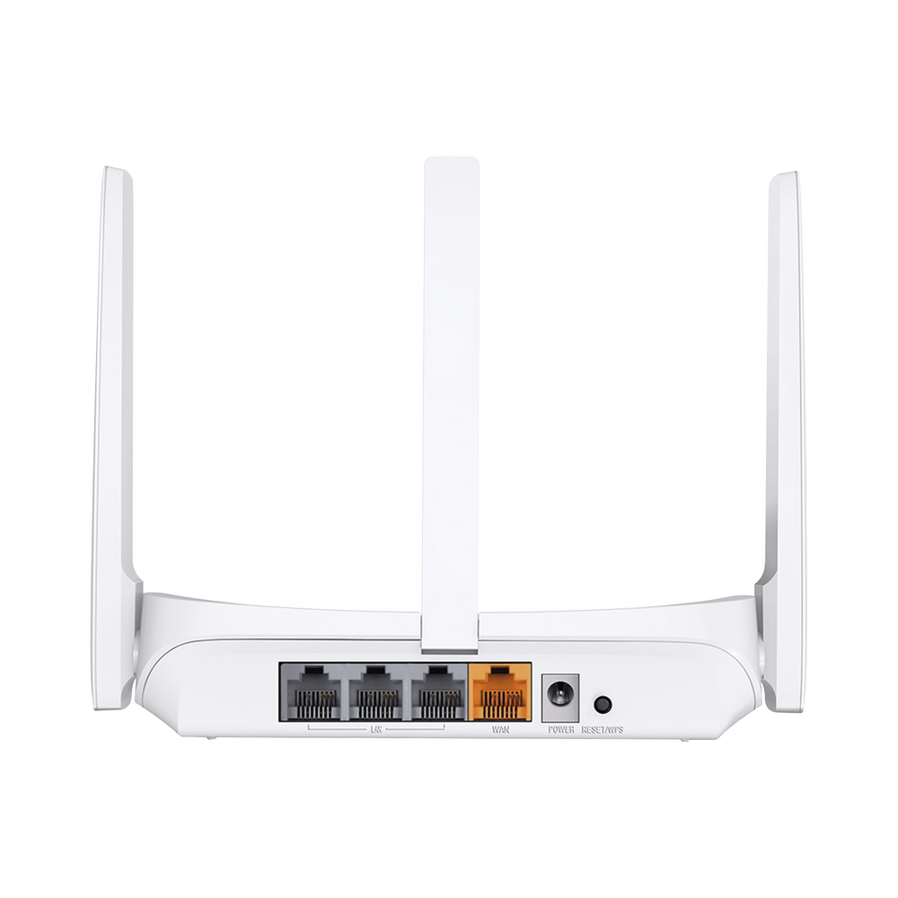 Router Inalámbrico N / 2.4 GHz de 300 Mbps / 1 Puerto WAN 10/100 Mbps / 3 puertos LAN 10/100 Mbps /  3 antenas de 5 dBi / Compatible con IPTV e IPV6