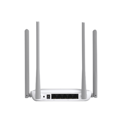 Router Inalámbrico N Mejorado / 2.4 GHz de 300 Mbps / 1 Puerto WAN 10/100 Mbps / 3 Puertos LAN 10/100 Mbps / 4 Antenas de 5 dBi