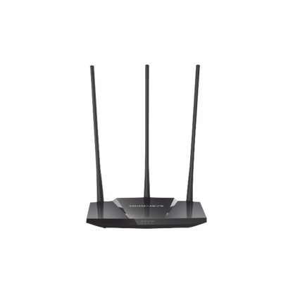 Router N de alta potencia 300 Mbps / 1 Puerto WAN 10/100 / 3 Puertos LAN 10/100 / Chip PA (potencia transmisión 2x) / 3 Antenas de 7 dBi