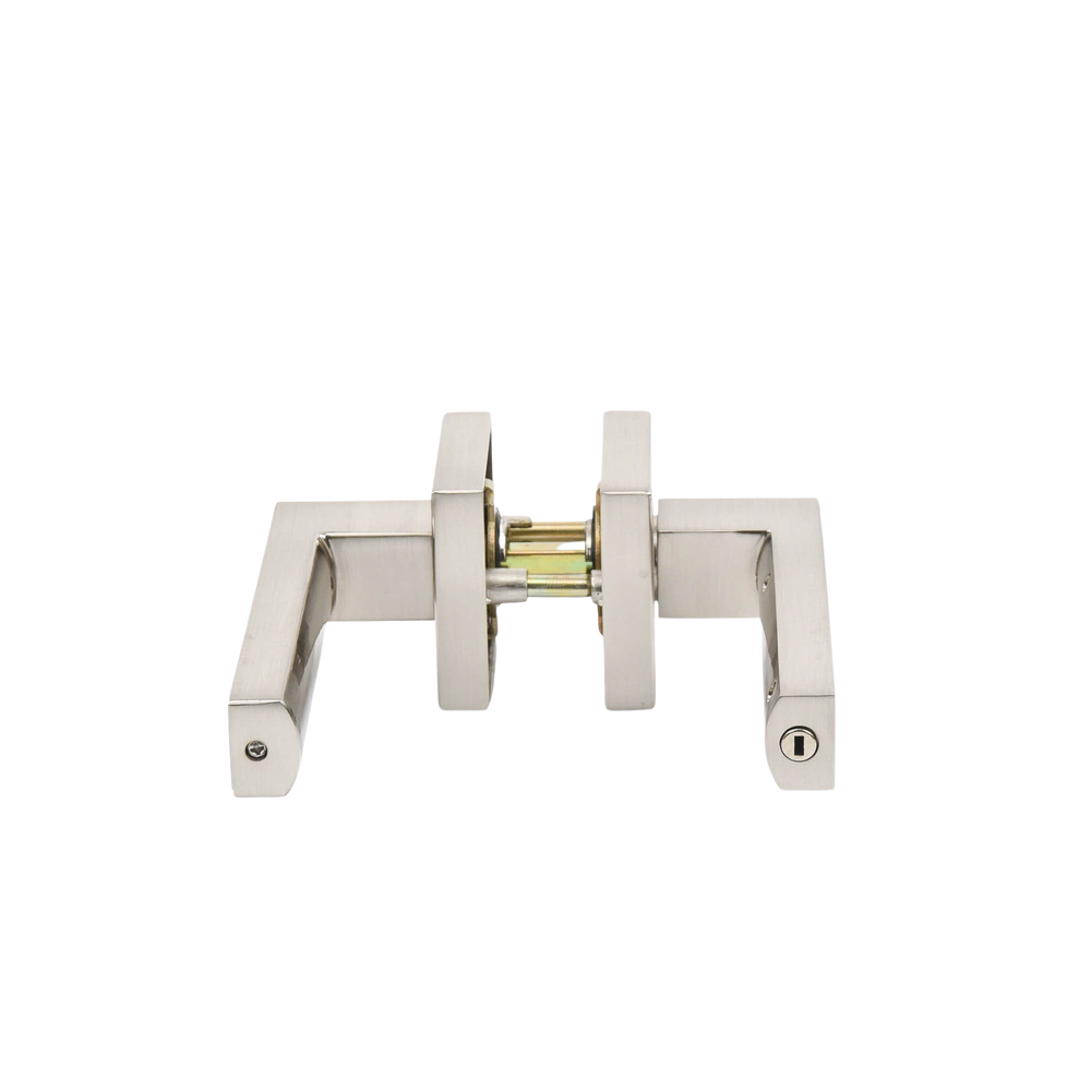 Manija Castelli Biométrica/ Niquel Satinado / 30 usuarios / Para Puerta Izq o Derecha de 60-70mm
