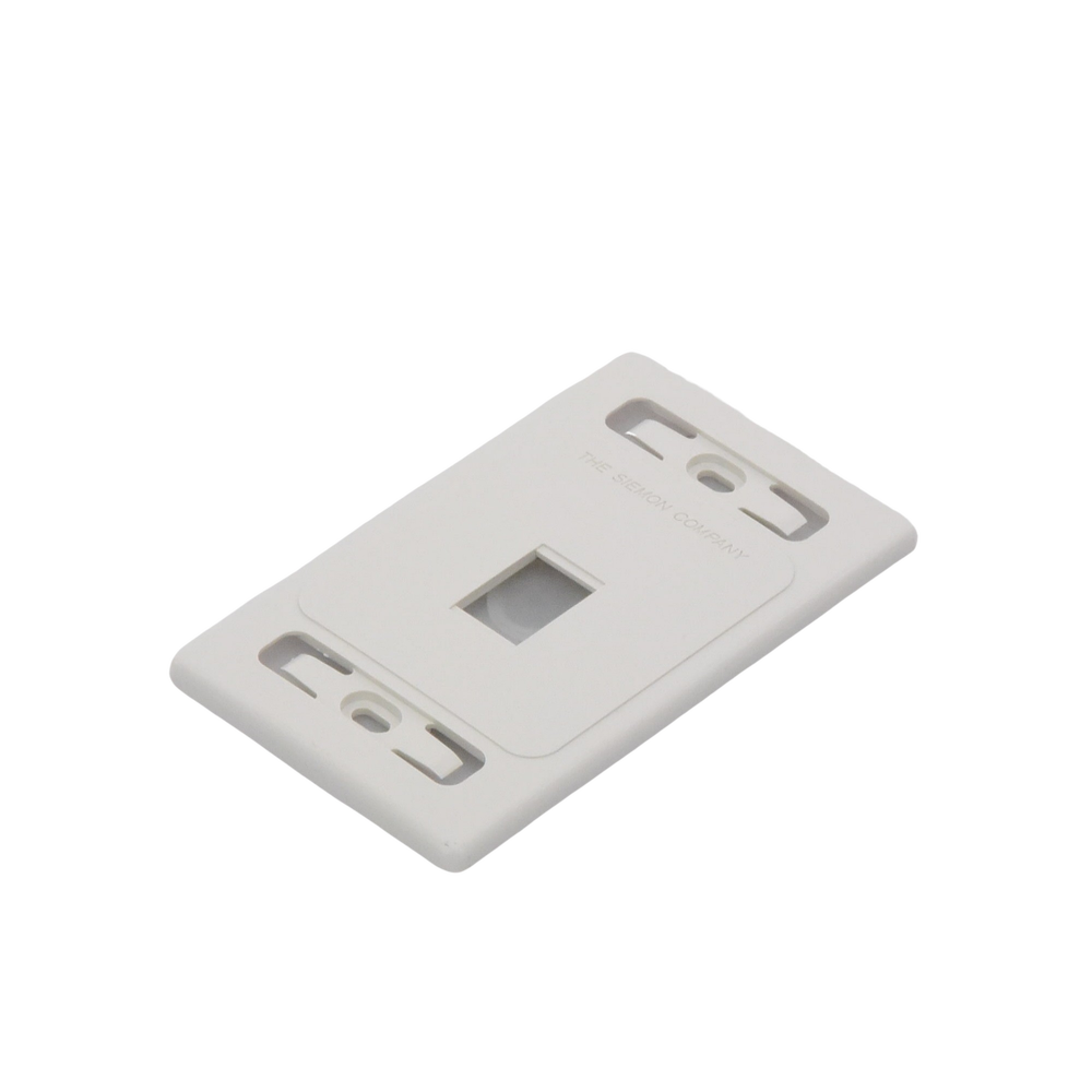 Placa de Pared Modular MAX, de 1 Salida, Color Blanco
