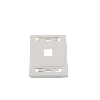 Placa de Pared Modular MAX, de 1 Salida, Color Blanco