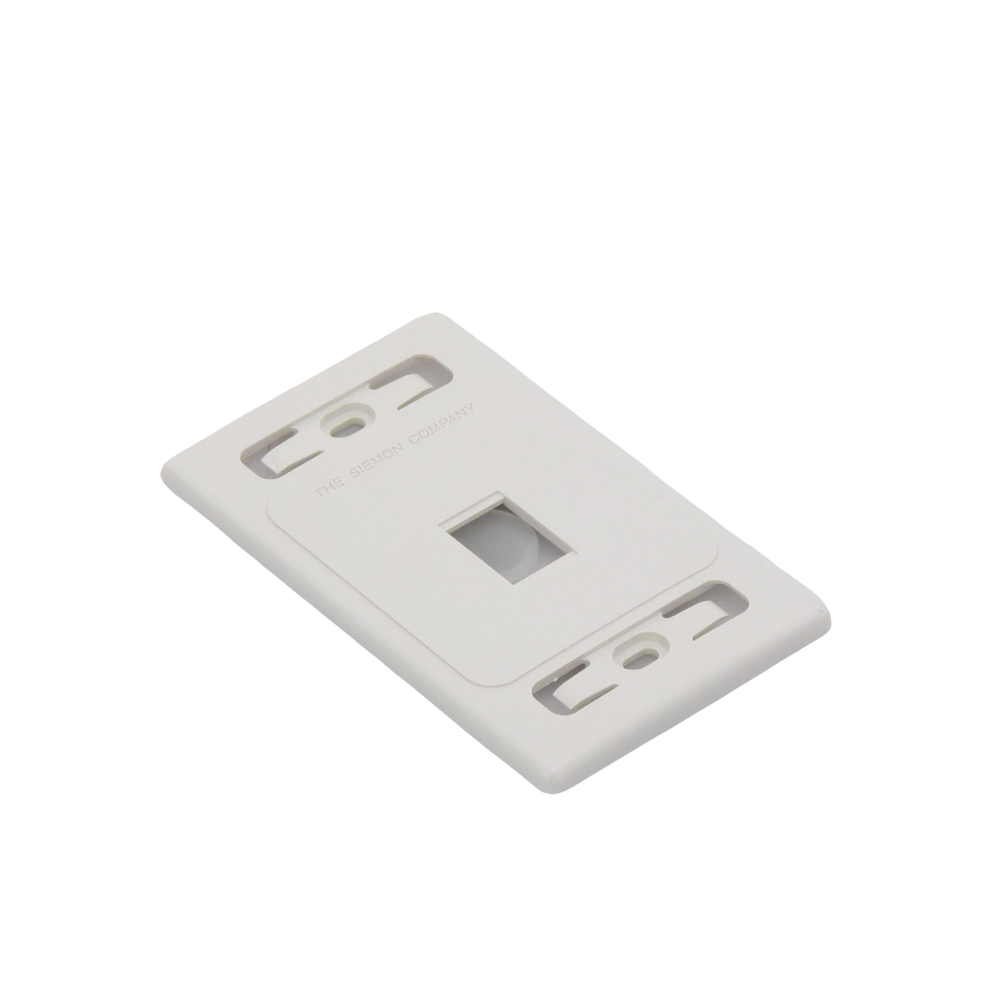 Placa de Pared Modular MAX, de 1 Salida, Color Blanco