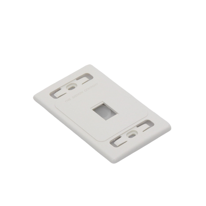 Placa de Pared Modular MAX, de 1 Salida, Color Blanco