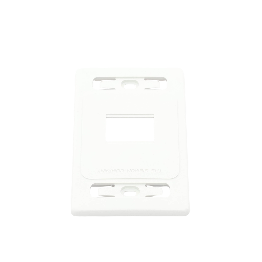 Placa de Pared Modular MAX, de 2 Salidas, Color Blanco, Versión Bulk (Sin Empaque Individual)