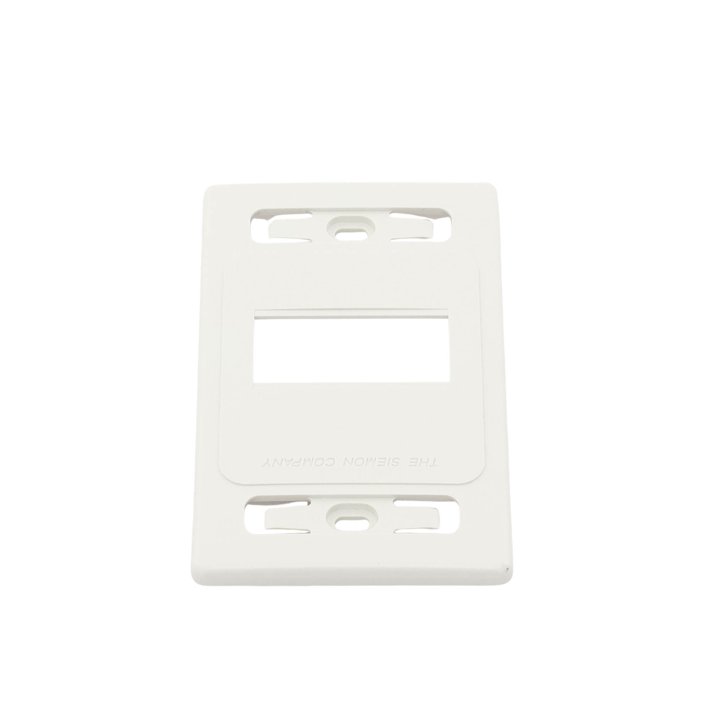 Placa de Pared Modular MAX, de 3 Salidas, Color Blanco, Versión Bulk (Sin Empaque Individual)