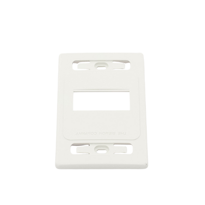 Placa de Pared Modular MAX, de 3 Salidas, Color Blanco, Versión Bulk (Sin Empaque Individual)