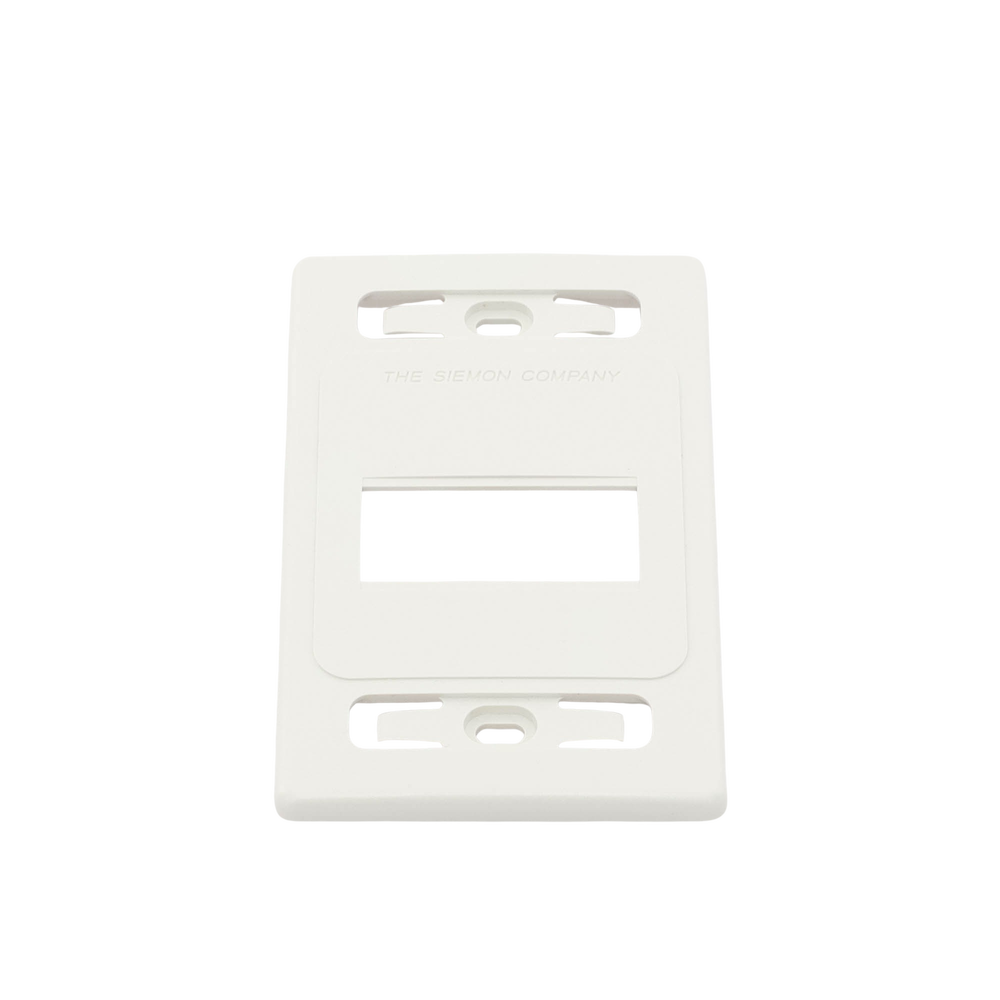 Placa de Pared Modular MAX, de 3 Salidas, Color Blanco, Versión Bulk (Sin Empaque Individual)