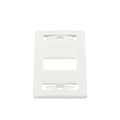 Placa de Pared Modular MAX, de 3 Salidas, Color Blanco, Versión Bulk (Sin Empaque Individual)
