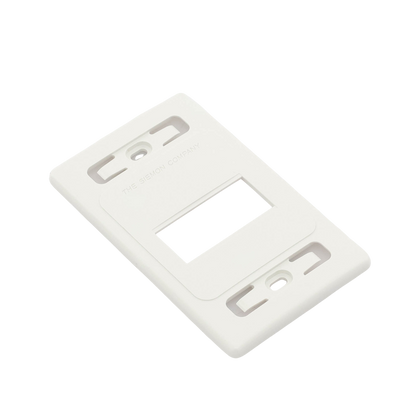 Placa de Pared Modular MAX, de 3 Salidas, Color Blanco, Versión Bulk (Sin Empaque Individual)