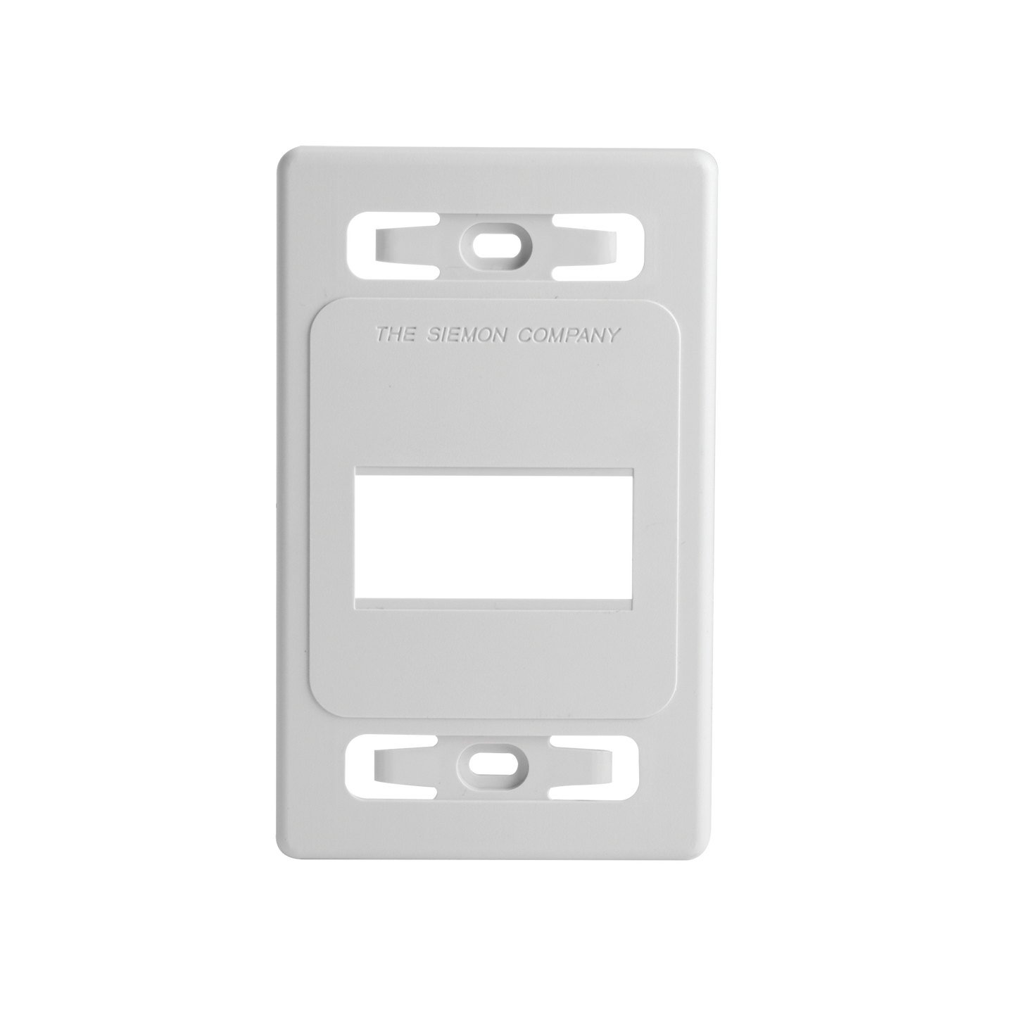 Placa de Pared Modular MAX, de 3 Salidas, Color Blanco, Versión Bulk (Sin Empaque Individual)