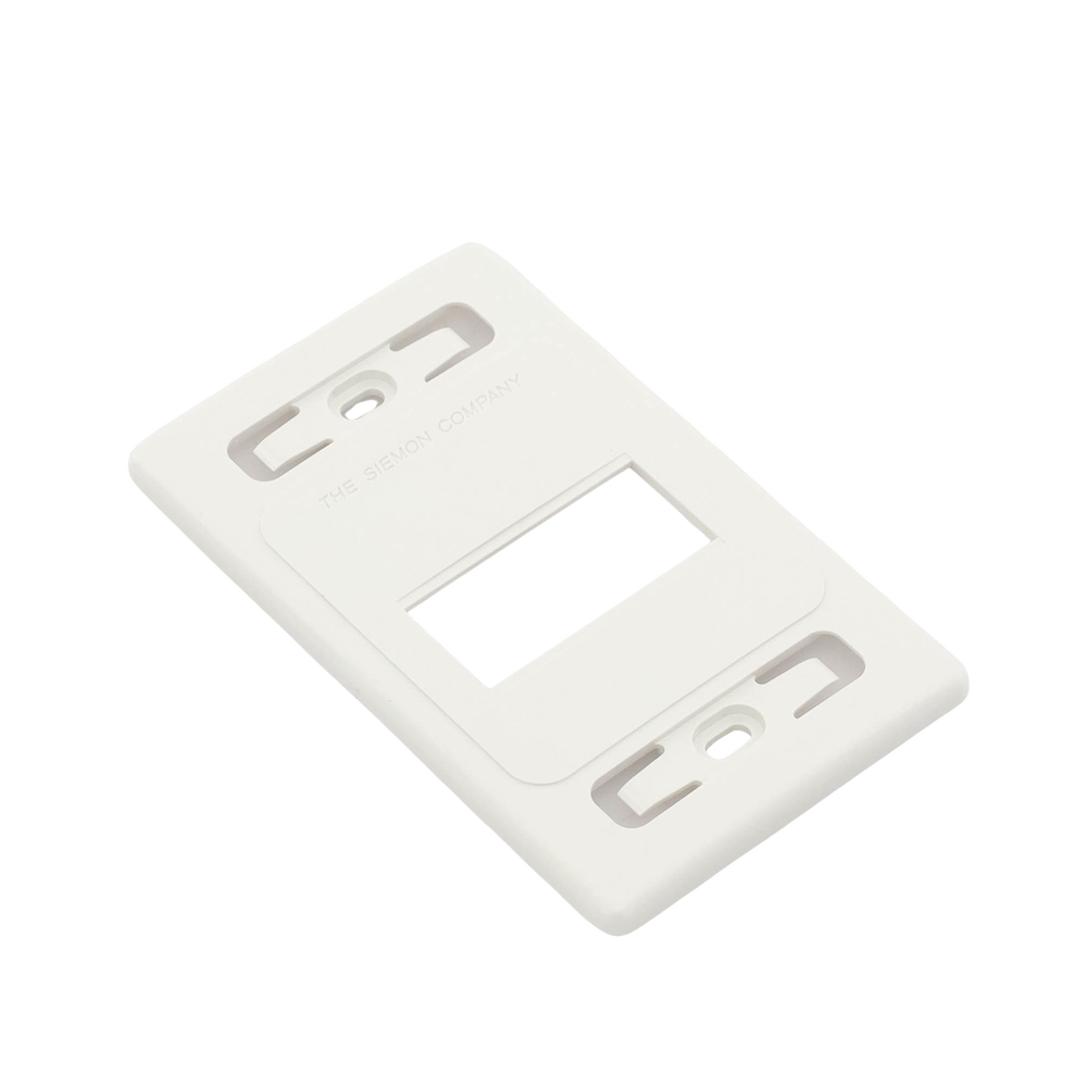 Placa de Pared Modular MAX, de 4 Salidas, Color Blanco, Versi�n Bulk (Sin Empaque Individual)