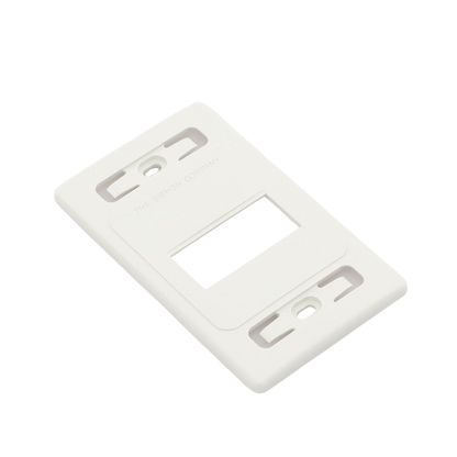 Placa de Pared Modular MAX, de 4 Salidas, Color Blanco, Versi�n Bulk (Sin Empaque Individual)