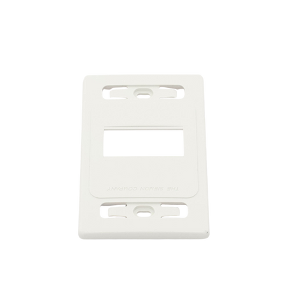 Placa de Pared Modular MAX, de 4 Salidas, Color Blanco, Versi�n Bulk (Sin Empaque Individual)