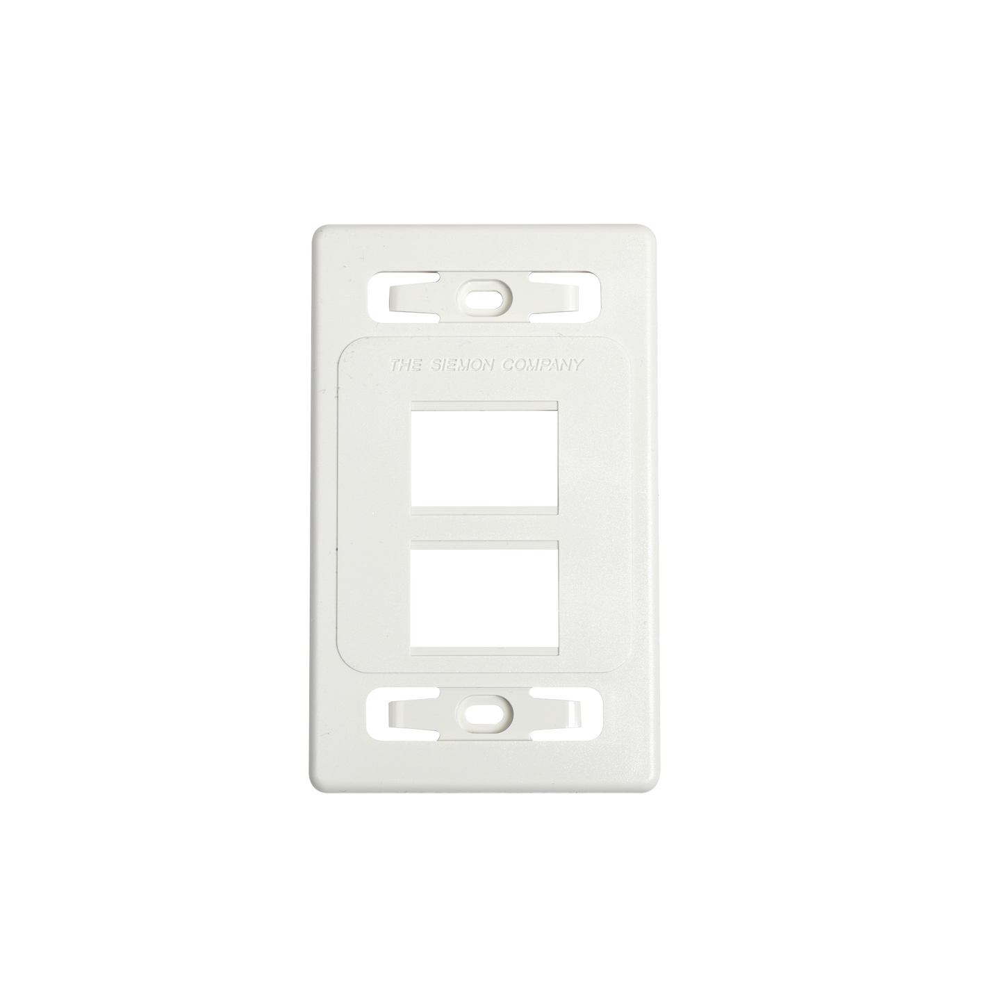 Placa de Pared Modular MAX, de 4 Salidas, Color Blanco, Versi�n Bulk (Sin Empaque Individual)