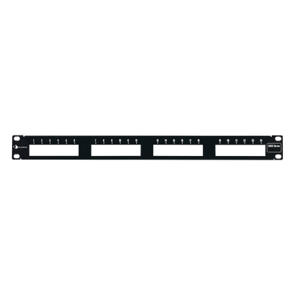 Patch Panel MAX Modular (Vacío), de 24 Puertos, Plano, 1UR