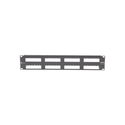 Patch Panel MAX Modular (vacío), de 48 Puertos, Plano, 2UR