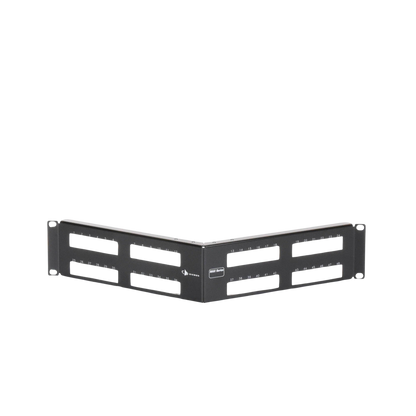Patch Panel MAX Modular (vacío), de 48 Puertos, Angulado, 2UR