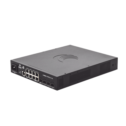 Switch cnMatrix TX1012-AC-P PoE Ideal para WISP  / 8 Puertos Gigabit PoE + 4 SFP+ / PoE Budget 200W /Capa 2 y Capa 3 / Gestión Gratuita Desde la Nube
