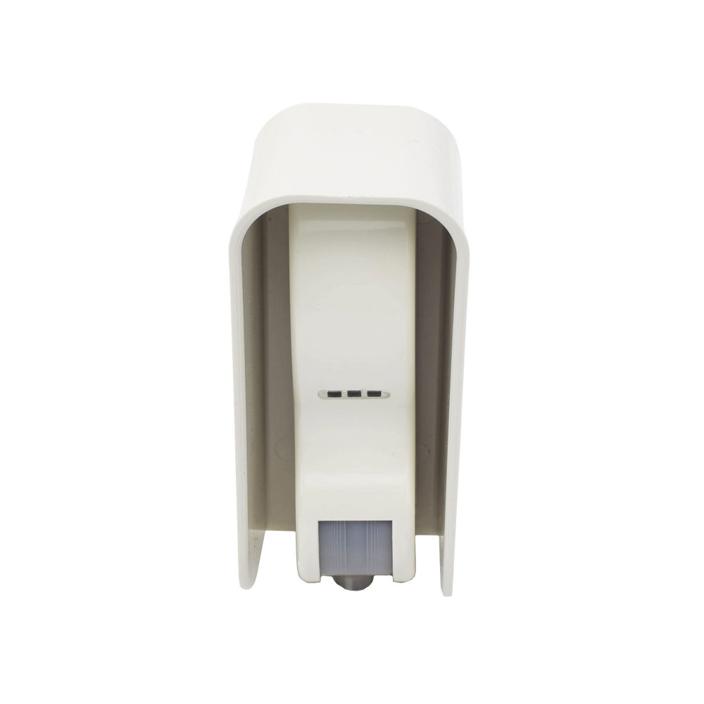 Sensor tipo cortina/ Interior y Exterior/ Funcion antimascara / Doble tecnologia PIR & MW/ Cobertura de hasta 12 metros/ Compatible con cualquier panel de alarma / Cableado