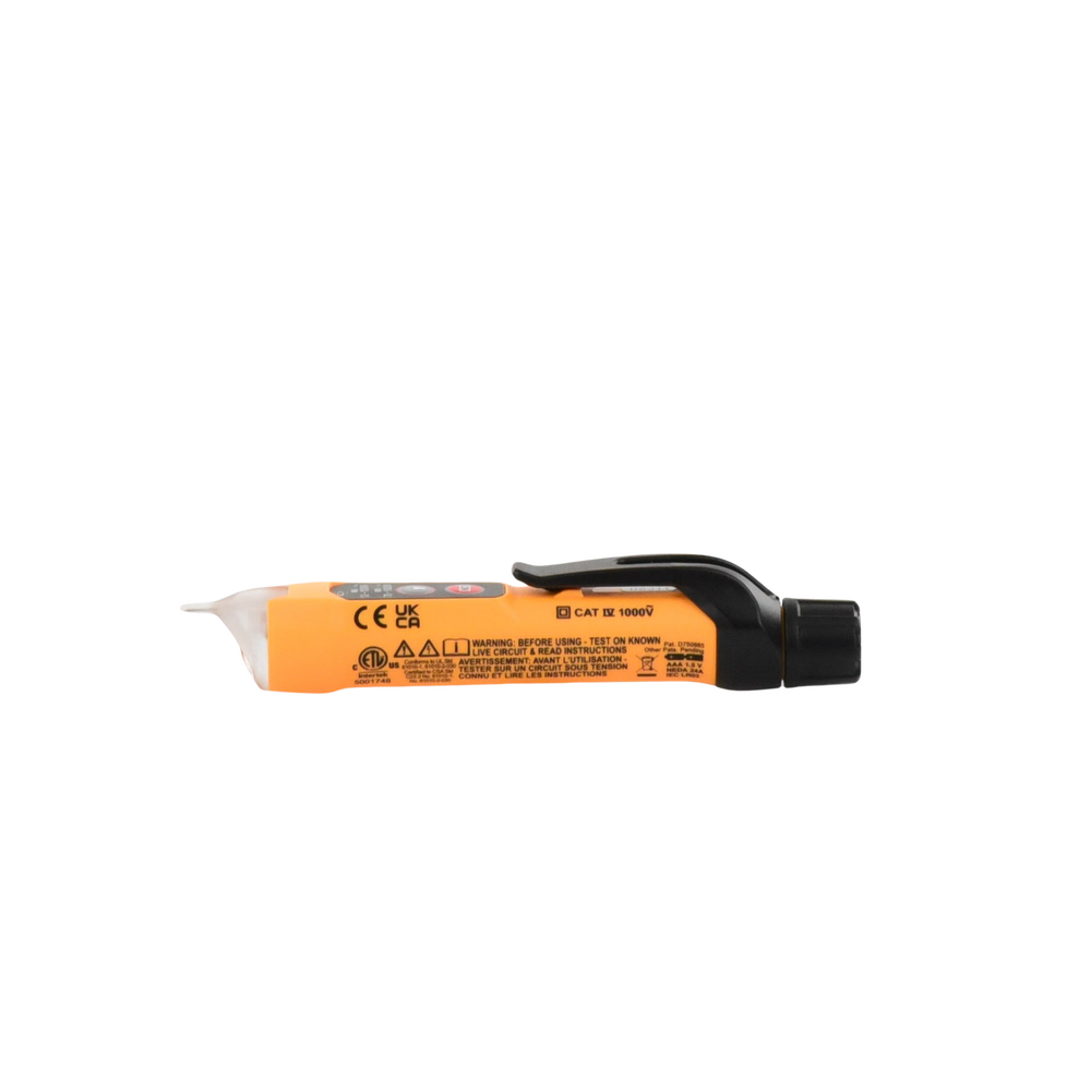 Detector de Voltaje sin contacto de doble rango, de 12 - 1000 V CA con linterna.