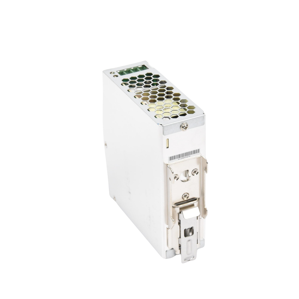 Fuente de poder industrial de 120 W, salida 24 Vcc 5A, entrada 90~264 VCA, Montaje en riel DIN,