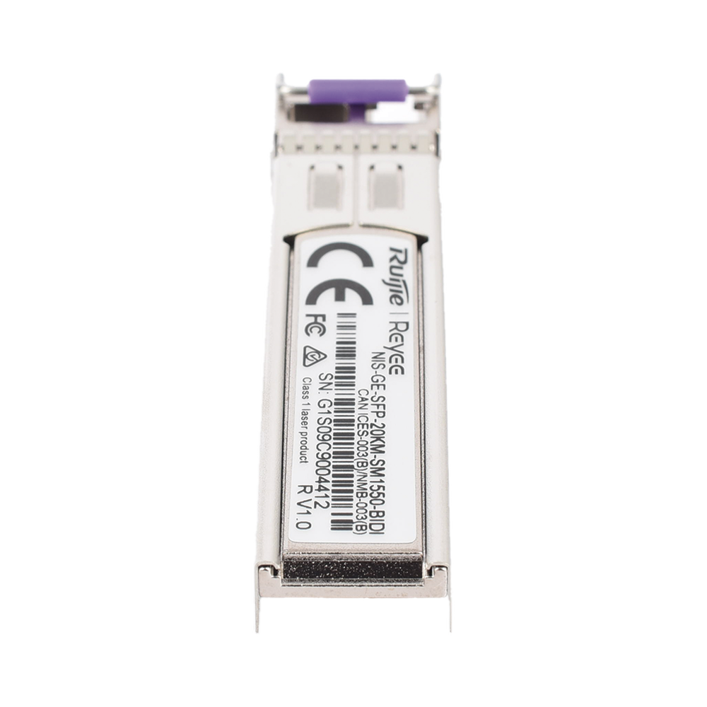 Transceptor Industrial BIDI Monomodo SFP 1G (Lado B), hasta 20 Kilómetros, TX 1550 / RX 1310, soporta Temperaturas de -40° a 85° C