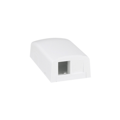 Caja de Montaje en Superficie, Para 2 Módulos Keystone, Color Blanco