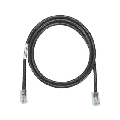 Cable de Parcheo UTP Categoría 5e, con Plug Modular en Cada Extremo - 6 Metros (19.69 Pies) - Negro
