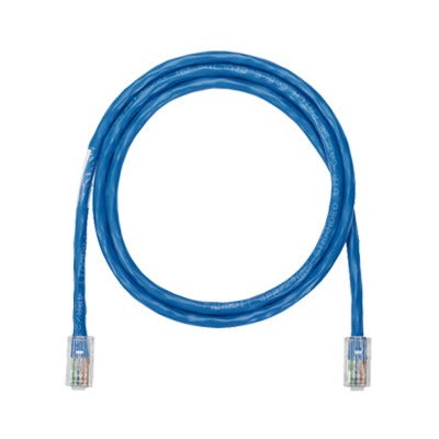 Cable de Parcheo UTP Categoría 5e, con Plug Modular en Cada Extremo - 2 Metros (6.56 Pies) - Azul