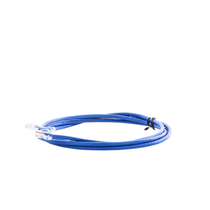 Cable de Parcheo UTP Categoría 5e, con Plug Modular en Cada Extremo - 2 Metros (6.56 Pies) - Azul
