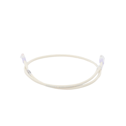 Cable de Parcheo UTP Categoría 6, con Plug Modular en Cada Extremo - 1 Metro (3.28 Pies) - Blanco Mate