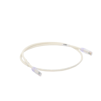 Cable de Parcheo UTP Categoría 6, con Plug Modular en Cada Extremo - 1 Metro (3.28 Pies) - Blanco Mate