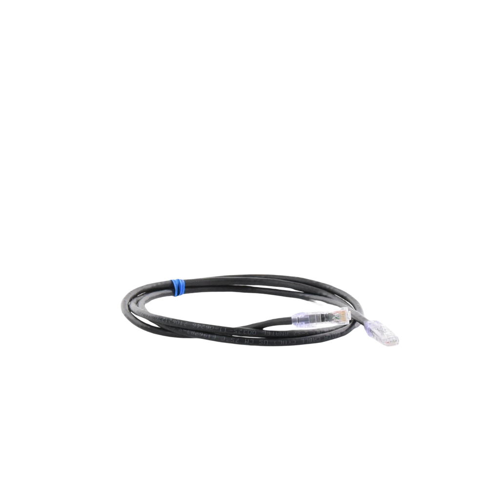 Cable de Parcheo UTP Categoría 6, con Plug Modular en Cada Extremo - 1.5 Metros (4.92 Pies) - Negro