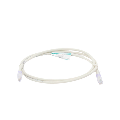 Cable de Parcheo UTP Categoría 6, con Plug Modular en Cada Extremo - 1.5 Metros (4.92 Pies) - Blanco Mate