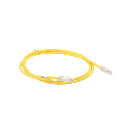 Cable de Parcheo UTP Categoría 6, con Plug Modular en Cada Extremo - 1.5 Metros (4.92 Pies) - Amarillo