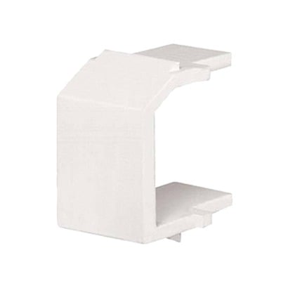 Módulo de tapa ciega (Inserto Ciego), Tipo Keystone, Color Blanco Mate, 1 Pieza