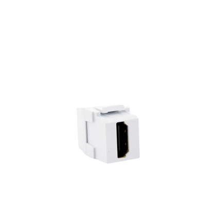 Módulo Acoplador HDMI 2.0, Hembra a Hembra Tipo-A, Categoría 2, Keystone, Color Blanco