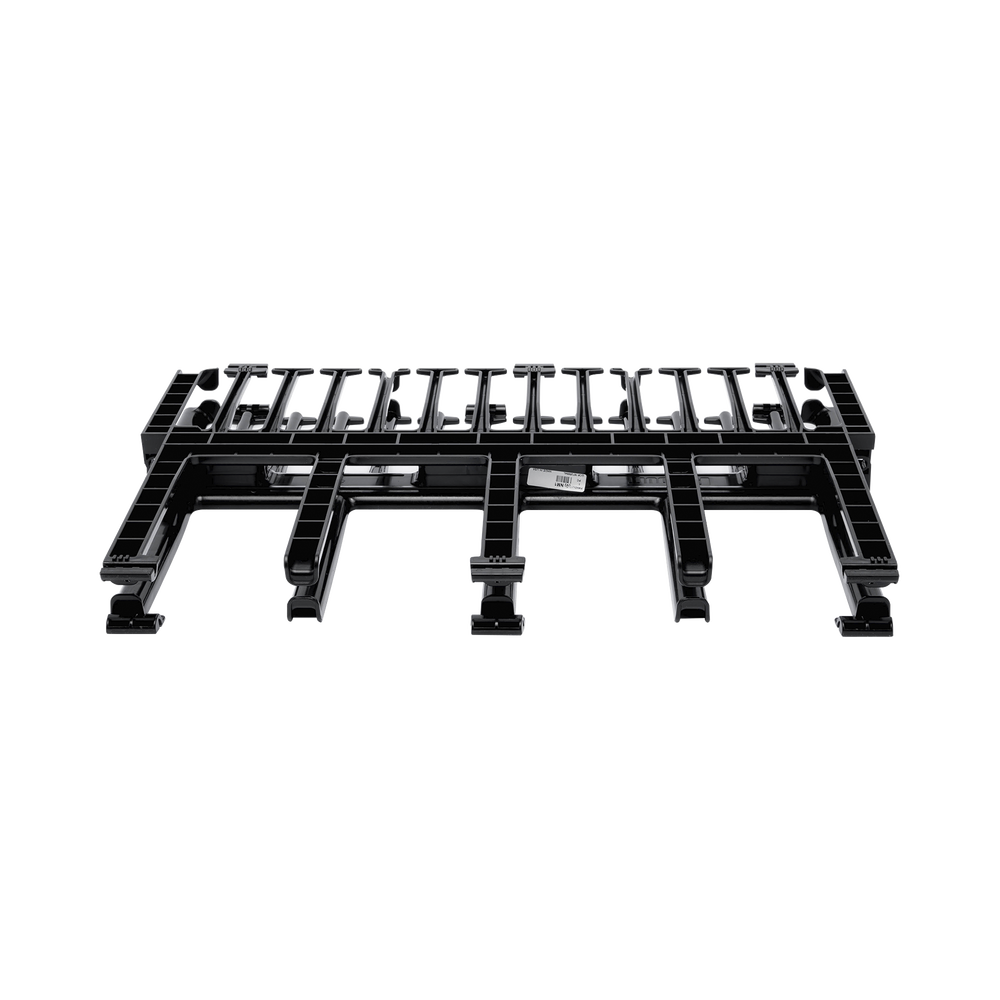 Organizador de Cables Horizontal NetManager de Alta Densidad, Doble (Frontal y Posterior), Para Rack de 19in, 1UR, Color Negro