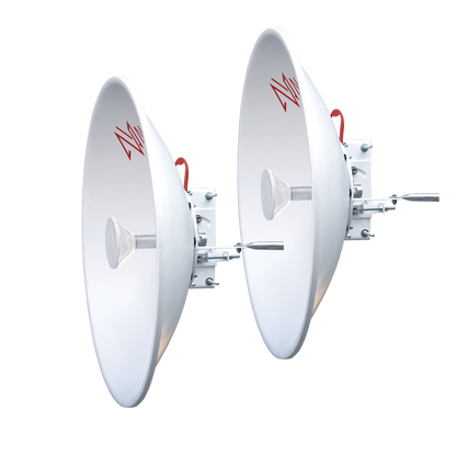 Antena Direccional / 3 ft / 5.9-7 GHz / Ganancia 32 dBi / SLANT de 45 ° y 90° / Incluye Jumpers con conector N-Macho a RPSMA / montaje y radomo incluido.