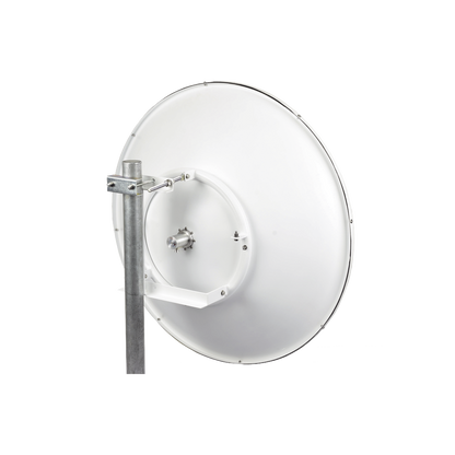 1 Antena Direccional de alto rendimiento / diámetro  de 60 cm / 5.9-7.2 GHz / Ganancia 30 dBi / SLANT de 45 ° y 90 ° / Ideal para 30 km / Conector N-Hembra / Montaje  y jumpers incluidos.