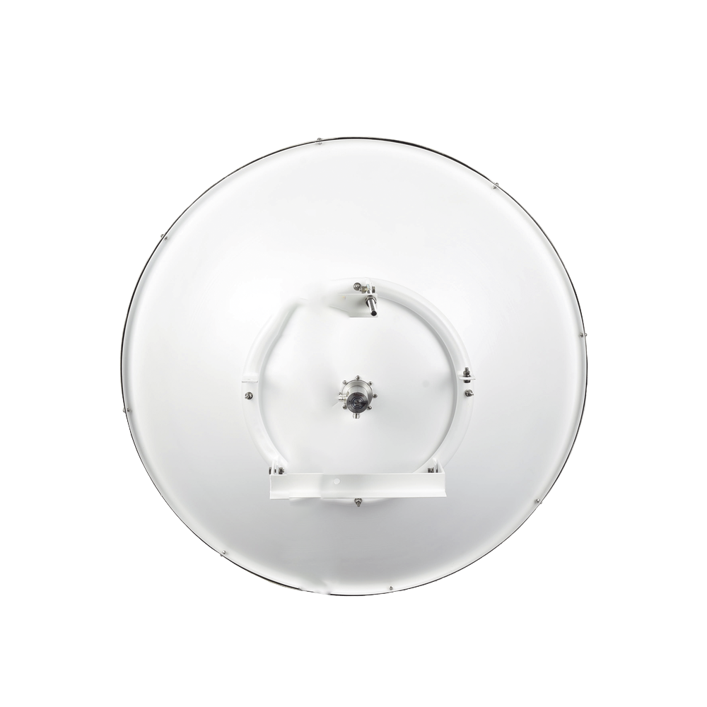 1 Antena Direccional de alto rendimiento / diámetro  de 60 cm / 5.9-7.2 GHz / Ganancia 30 dBi / SLANT de 45 ° y 90 ° / Ideal para 30 km / Conector N-Hembra / Montaje  y jumpers incluidos.